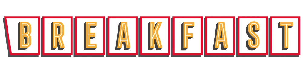 Ed Debevic's breakfast menu banner