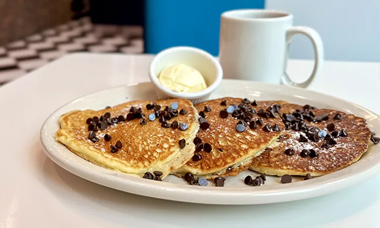 Chocolate chip pancakes