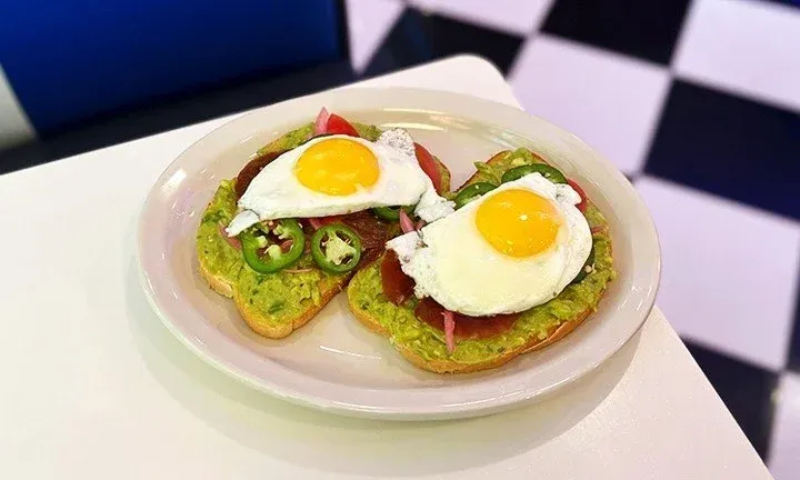 Ed Debevic’s avocado toast