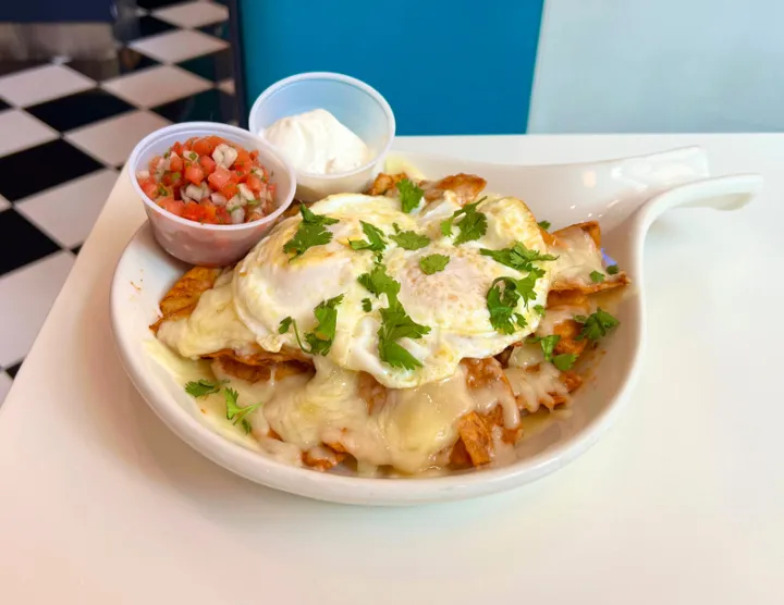 Ed Debevic’s chilaquiles