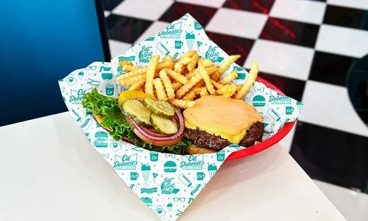 Ed Debevic's Roadside burger